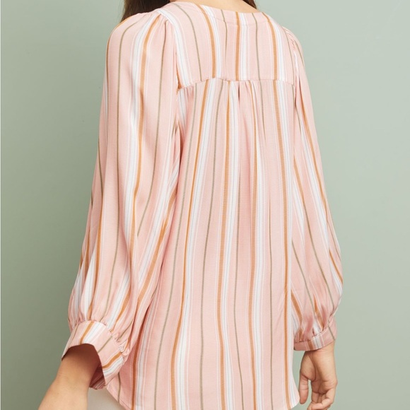Anthropologie Maeve striped peasant top - Picture 2 of 7